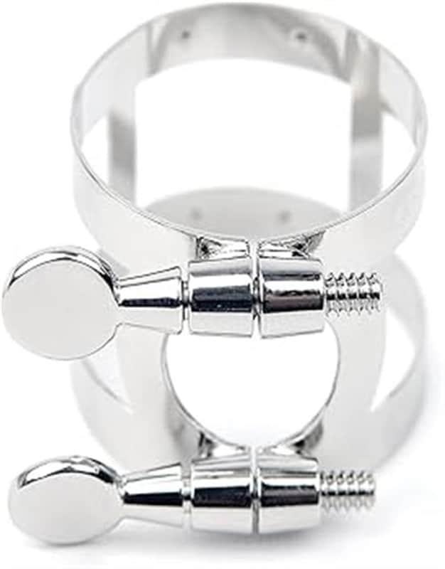 Rico Ligature & Cap - Bb Clarinet - Nickel image 1
