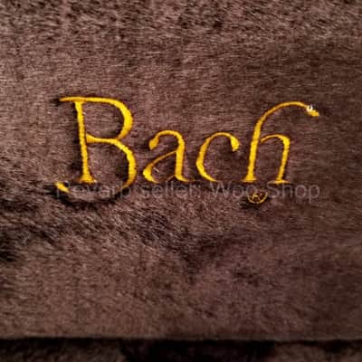Vincent Bach Stradivarius Trumpet Brown Hard Case 1843 w/ Handles, Zipper Pouch image 15