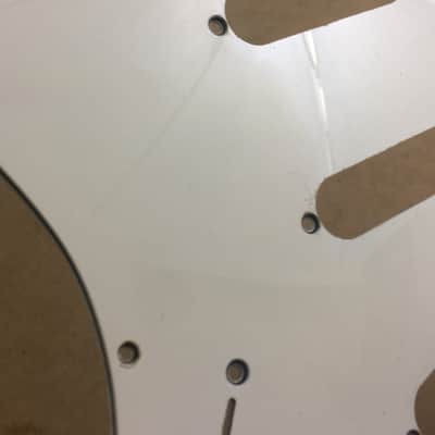 LEFTY Fender Stratocaster Pickguard 3-Ply Parchment Left Strat Natural Old Relic image 9