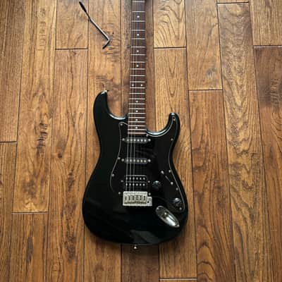 1980s Fender STM-60 Stratocaster Black HSS 'E' Serial Shreddy Electric Guitar MIJ Japan Fujigen Factory image 17