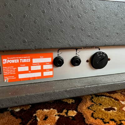 Vintage 1975 Laney Klipp L100 Lead Valve Amplifier Grey Head Partridge *1970s* image 14