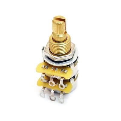 CTS Dual 250K Pot Blend/Balance Taper Potentiometer With Center Detent