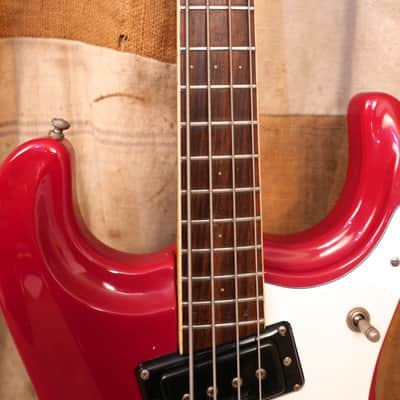 Mosrite Ventures Bass 1966 Red image 5