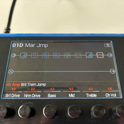 Line 6 Helix Floor Limited Edition 2019 - Lightning Blue image 6