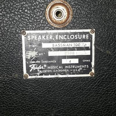 Bassman 100 4x12 Cabinet image 1