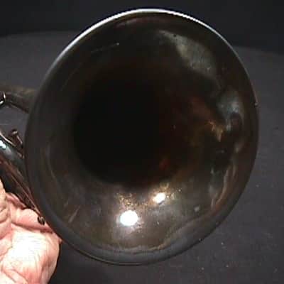 An Antique 1922 French Made 1900 Couesnon & Cie Jazz Style Trumpet in it's Original Case & Ready to Play   5 T image 10