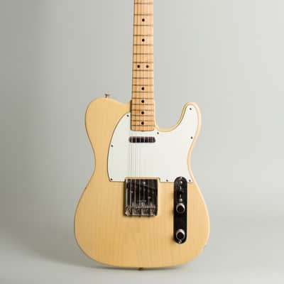 Fender  Telecaster Solid Body Electric Guitar (1973), ser. #395697, original black tolex hard shell case. image 1