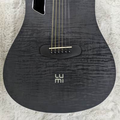 Tagima LUMI-X BK Black Smart Acoustic-Electric Guitar - Built-in Effects-B Stock image 2
