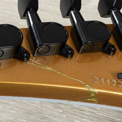 Kramer SM-1 H Electric Guitar Buzzsaw Gold B-Stock image 10