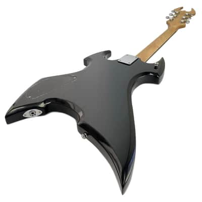 Zenison Heavy Metal Style Electric Guitar Solid Wood Body Maple, Black image 3