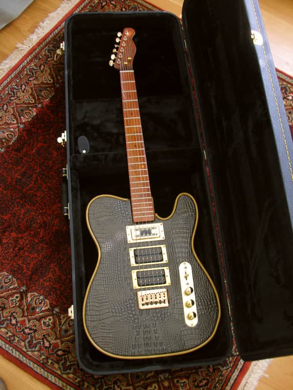 Say Hello to 'Big Al', my Full~Tilt~Tele', 2024, Fully Loaded, Upholstered 'Tele-Gator', Handcrafted Custom Telecaster image 1