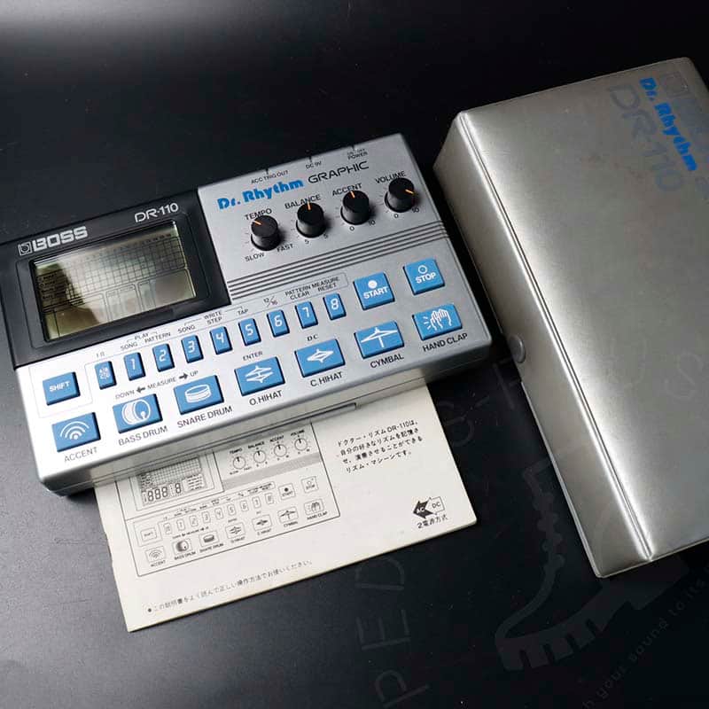 Boss DR-110 Dr. Rhythm 1980s - Silver image 1