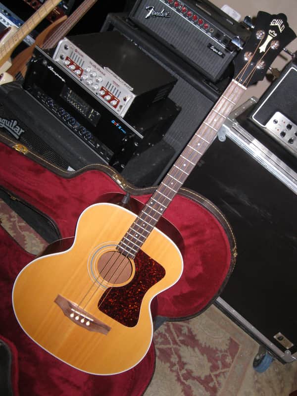Guild B30-E NT Acoustic / Electric Bass 1995 Natural + OHSC image 1