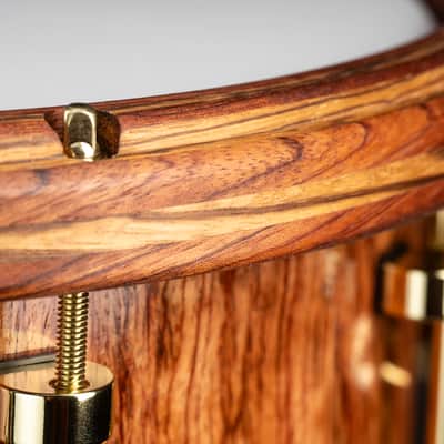 Seven Six Drum Company 7x14 Bubinga Art #3 Custom Snare Drum image 5