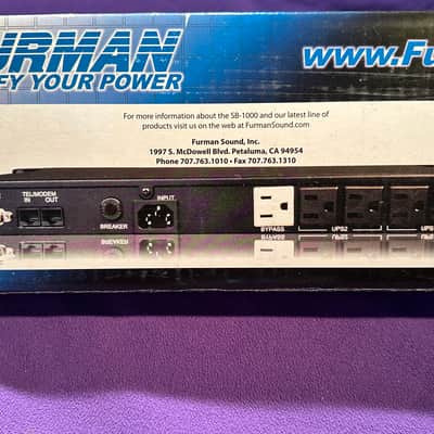 Furman SB-1000 UPS Uninterruptible Power Supply. new and unused in opened original box! image 3
