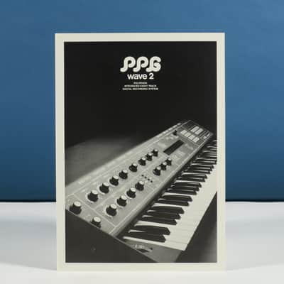 PPG Wave 2 synthesizer original brochure