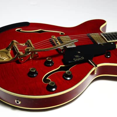 1967 Guild Starfire VI Cherry Red w Original Hard Case and Tags | Vintage 1960s Electric Guitar image 18