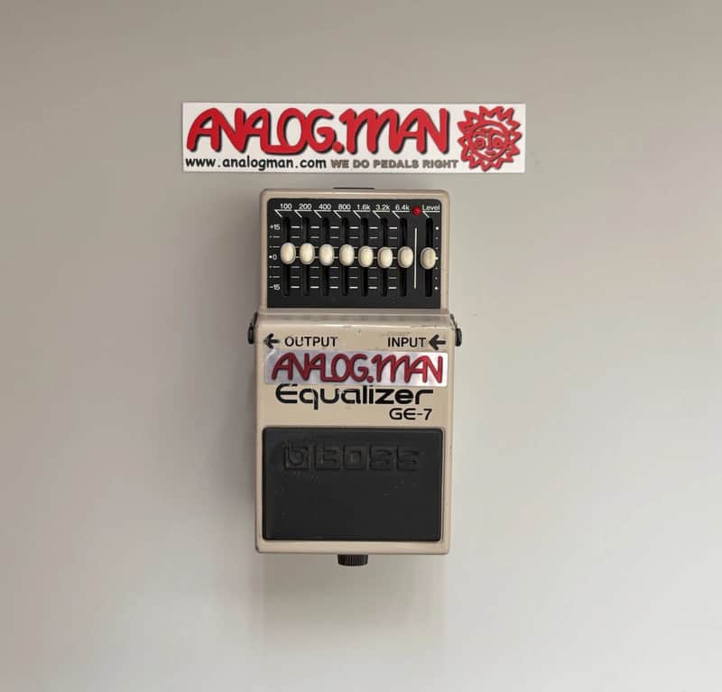 Boss GE-7 Equalizer Pedal - Analogman Pro Mod - EQ Effects Pedal image 1