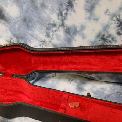 Used 1950's Ess and Ess Magnatone Mark IV Hard Shell Guitar Case Black image 12
