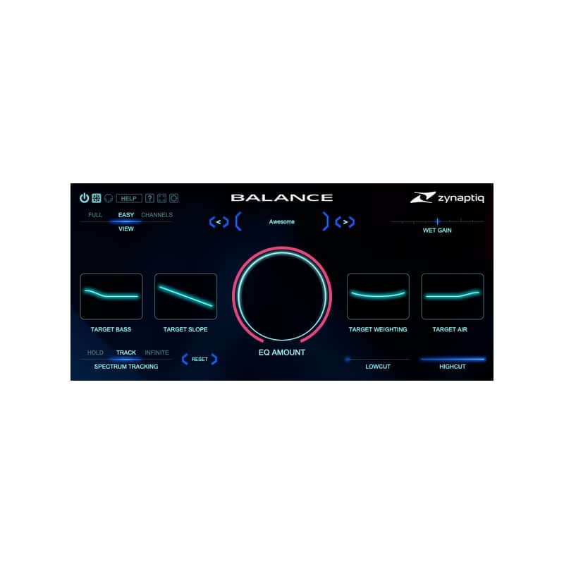 zynaptiq BALANCE: Pro Audio Adaptive EQ Plugin (Download) image 1