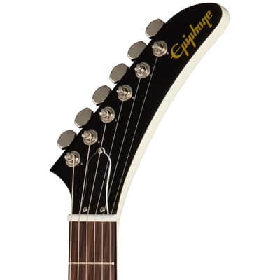 Epiphone Explorer 80s EMG Classic White image 5