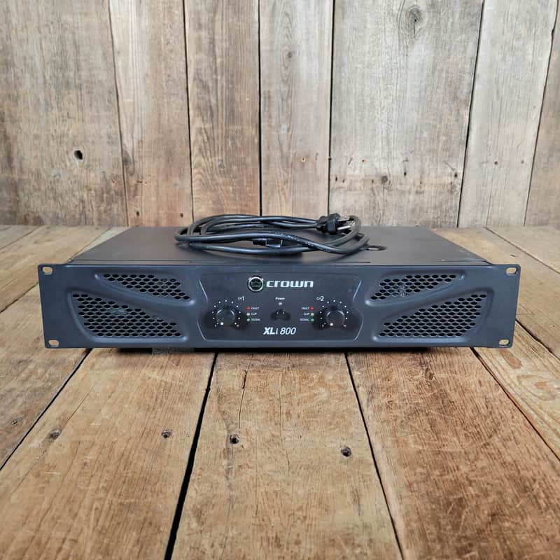 Crown  XLi800 Power Amp 2019 - Black image 1