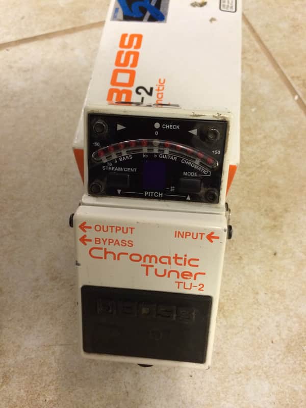 Boss TU-2 chromatic tuner pedal Japan some wear but a BARGAIN image 1