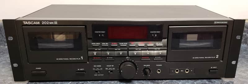 TASCAM 202 MKIII Dual Cassette Deck | Reverb