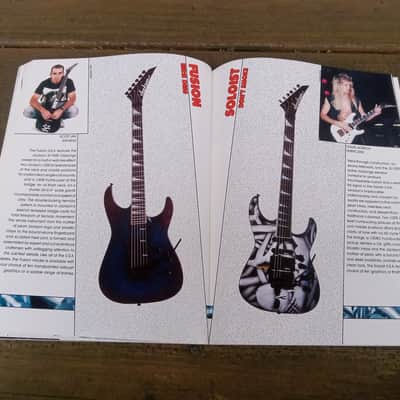 Vintage 1990 - 1991 Charvel, Charvette, Jackson Full Color Catalog! Rare, Original Case Candy, Paperwork! image 17