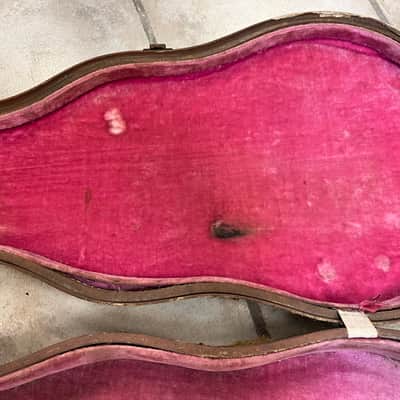 Vintage 1957 Gibson Les Paul 4 Latch Brown Case Pink Lining image 4