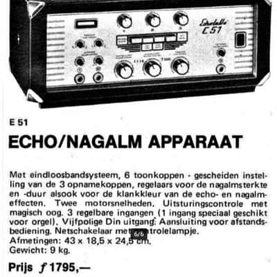 Echolette E 51 tube echo image 15
