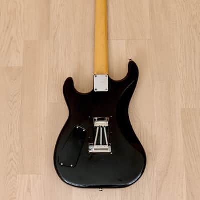 1987 Kramer Focus 1000 Vintage Superstrat Black w/ Floyd Rose, Japan image 3