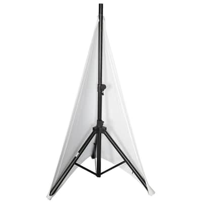 Mint Gator Cases Stretchy Speaker Stand Cover in White image 5