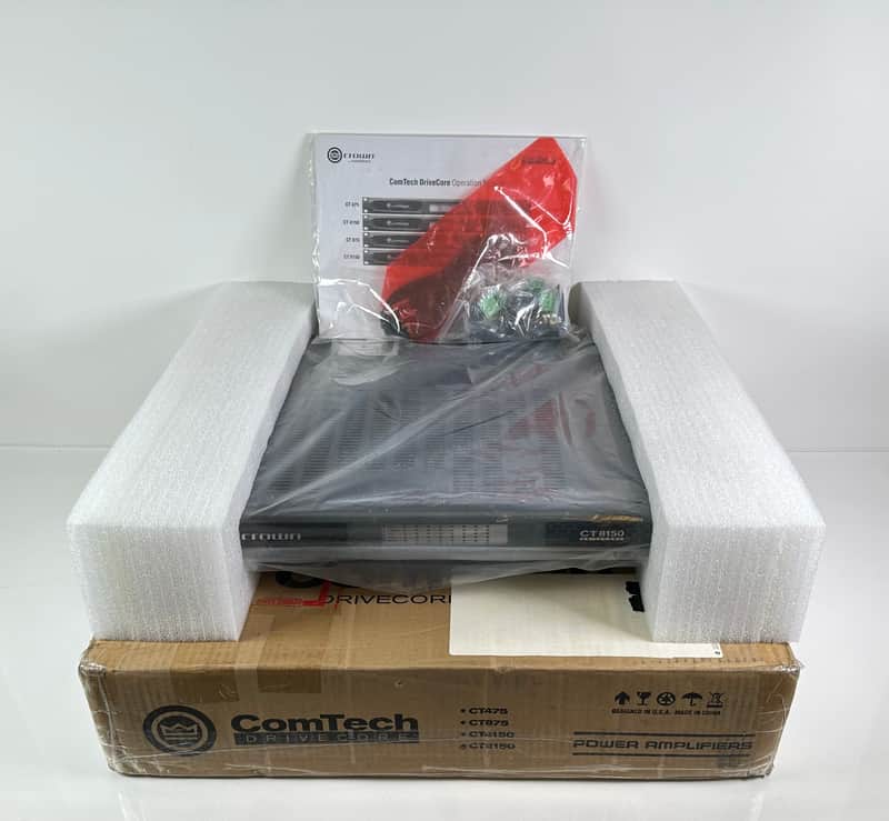 Crown CT 8150 ComTech DriveCore Fanless Power Amp image 1