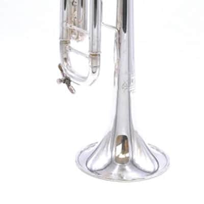 Pre-Owned Bach Stradivarius 43H/43 Trumpet in Silver Plate w/Heavyweight Bell! image 1