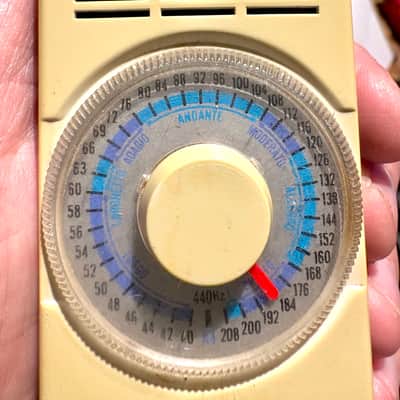 Vintage Zen-On Metrina Quartz Metronome – Made in Japan – 1970s Electronic Tempo Trainer image 2