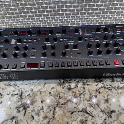 Sequential OB-6 Desktop 6-Voice Polyphonic Synthesizer 2018 - Present - Black with Wood Sides