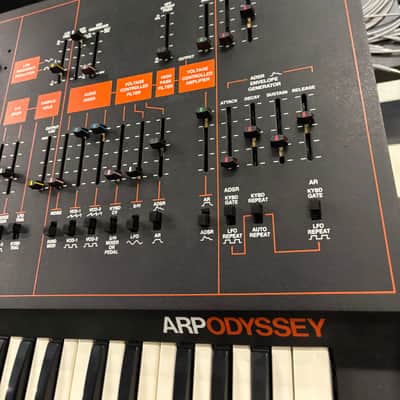 ARP 2823 Odyssey Mark III Monophonic Analog Synthesizer 1979 - 1981 - Black / Orange image 9