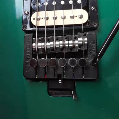 Rare ''Gibson U-2'' Steinberg Tremolo ''Jalapeno'' Verde 1986 image 3