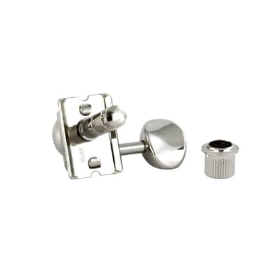 SD91 Vintage Magnum Lock Traditional Tuners 6 In Line 15:1 Gear Ratio-Nickel, Left Handed image 6