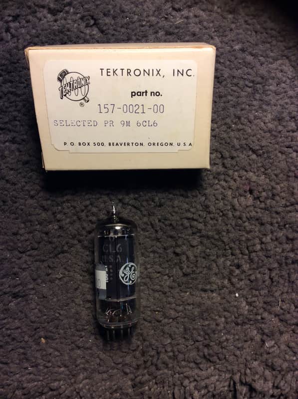 G.E. 6CL6 Vacuum Tubes image 1