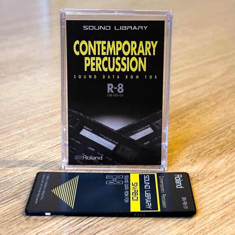 Roland R-8 / R-8m / R-8 MKII | SN-R8-01 CONTEMPORARY PERCUSSION | Waveform ROM Voice Card | image 1