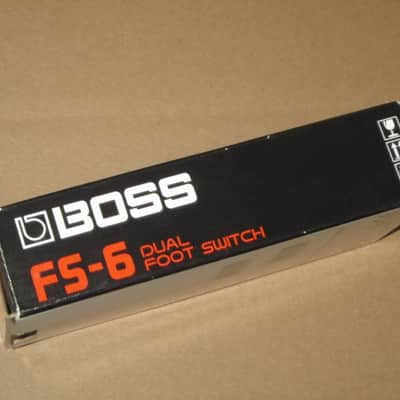 lightly handled (generally mostly very clean) Boss EMPTY BOX ONLY for FS-6 Dual Foot Switch (NO footswitch / NO paperwork) specifically from  2014 - but can be a home for a different year FS-6 footswitch (link for Manual in is description) image 10