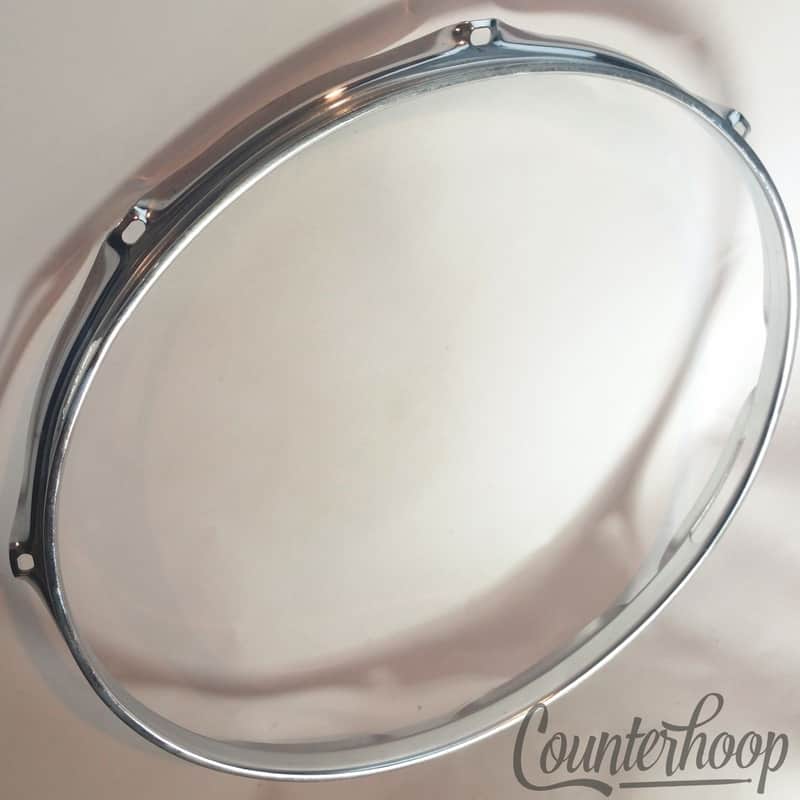Ludwig 14" Rim/Hoop 8Lug-Hole Snare Drum Resonant Acrolite/Jazz Festival USA 60s image 1