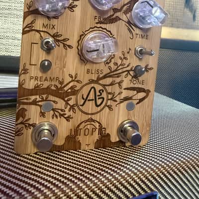 Anasounds Utopia Deluxe Delay/Echo - Bamboo Finish image 1