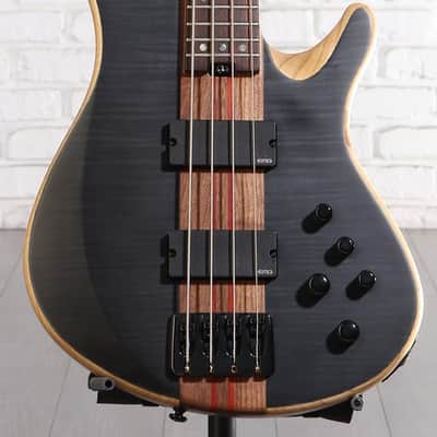 Schecter Charles Berthoud CB-4 Bass Guitar - See-thru Black Satin (CB4STBSd1) image 5