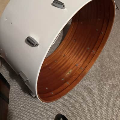 Slingerland Concert Bass Drum 1946-1957 - White Lacquer image 9