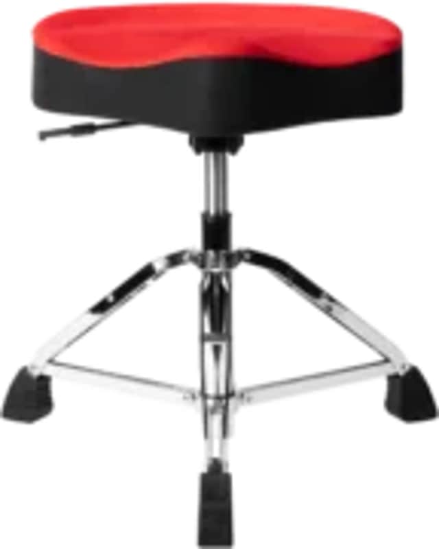 Gator Air Glide Drum Throne Saddle Seat- Red image 1