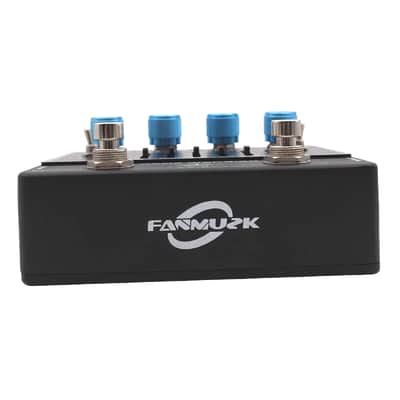 Fanmuzk Rome Warrior Bass Preamp Pedal 6-Band Graphic EQ Headphone Out AUX In True Bypass image 4