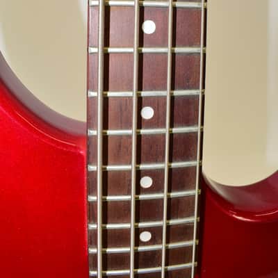 Dean Edge 09 4-String Bass Guitar Metallic Red image 4